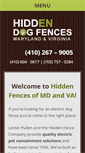 Mobile Screenshot of hiddenfence.net